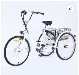 Like New Schwinn Meridian Adult Tricycle, 26 Inch Wheels, Single Speed, White