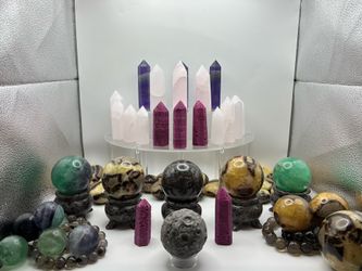Minerals, Crystals, Gemstones, and UV reactive items ($5–$250)