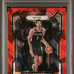 Victor Wembanyama Red Ice Rookie Prizm Psa 10