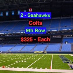 Seahawks Colts Tickets