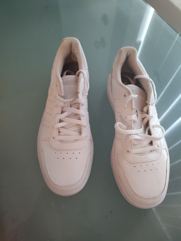 Adidas Hoops 2.0 Basketball Shoes White