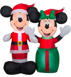 Disney Minnie & Mickey Holiday Inflatable