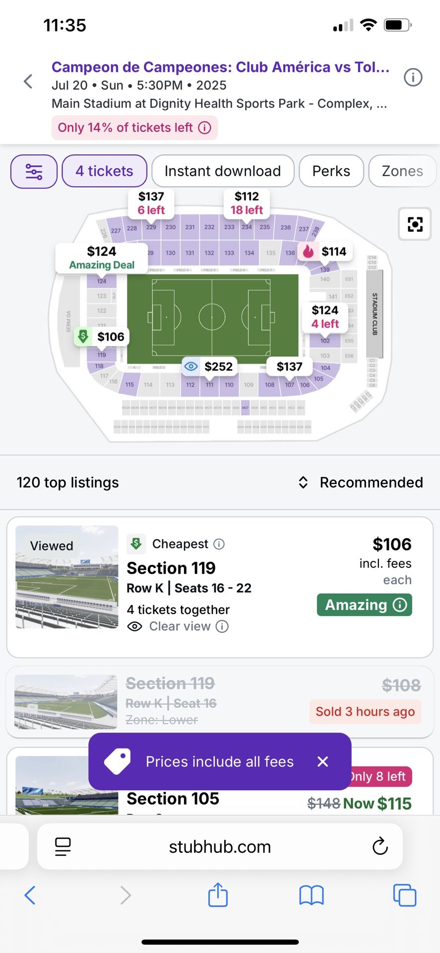 campeon de campeones tickets