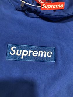 Blue supreme 2025 hoodie