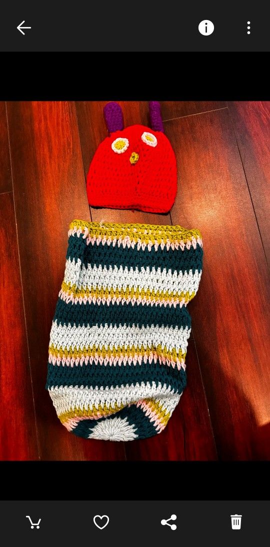 Infant Catapillar Swaddle