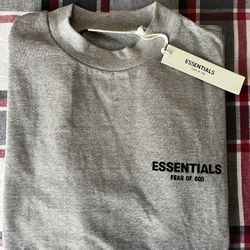 Essentials Fear Of God Tee ‘Dark Oatmeal’ 