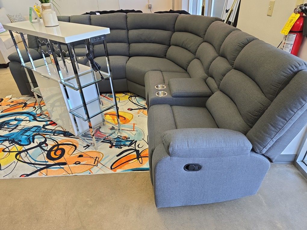 Sectional Manual Reclining