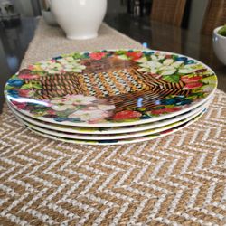 Mackenzie Childs Blossoms and Berries Platters Plates Bowls