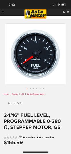 Autometer Fuel Gauge 3810