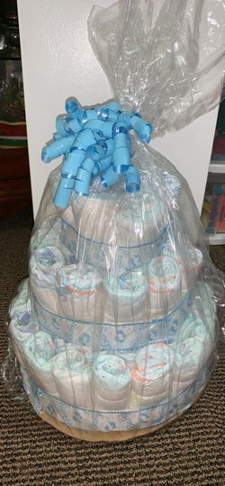Handmade diaper cake