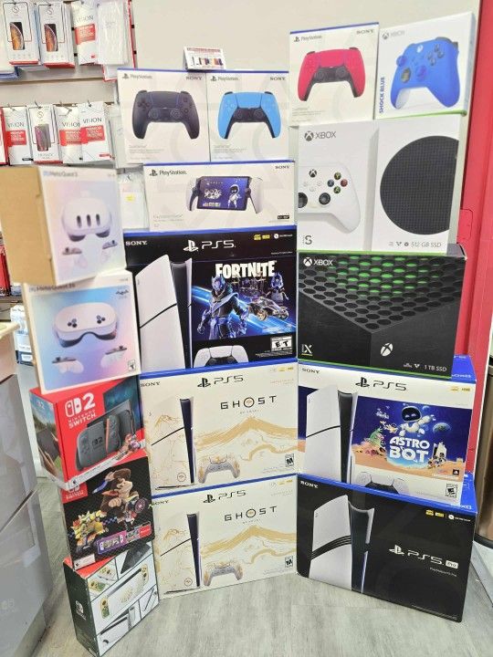 PlayStation 5, Xbox,Meta Quest 3&3s,Nintendo, Controllers,Brand New - On Payments With Just $10 Down - Limited Time Offer Hurry Up Grab It Now