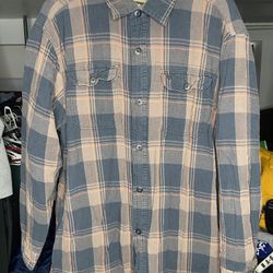 Timberland Fleece Lined Flannel Size Large