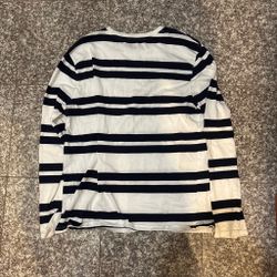 Navy Striped Long Sleeve T-Shirt