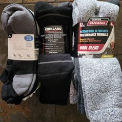 4 Pair Packs Mens Socks Size 6-12 