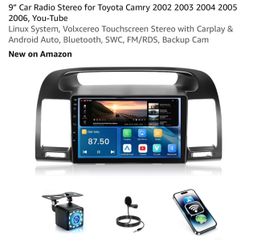 9" Touchscreen Stereo for Toyota Camry 2002–2006