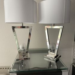 2 Lamps And 2 Tables From el Dorado  Funiture 