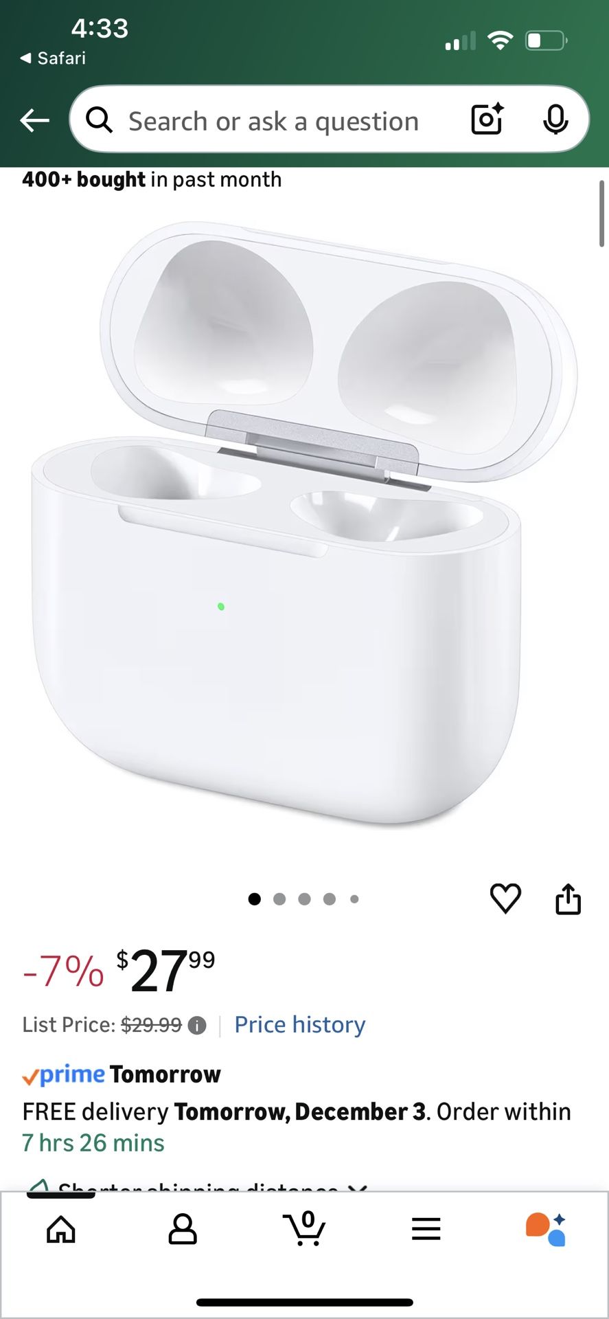 Air Pods 3 Case only