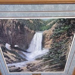 LARGE BEAUTIFUL WILDLIFE PAINTING 