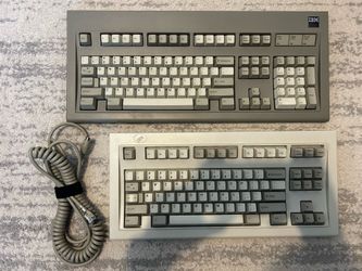 2 model M IBM Keyboards