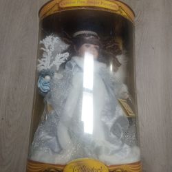 New Vintage Collector's Choice Genuine Fine Bisque  Porcelain Doll