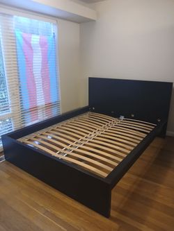 Queen-sized IKEA Malm Bedframe