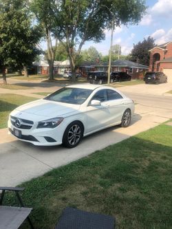 Mercedes-Benz CLA White Sedan