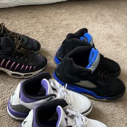 Jordan 3s , 5s, And Air maxes 