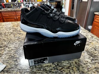Jordan Air Jordan 11 Retro Low Space Jam Black FV5104-004 Size 12 Brand New
