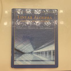 Linear algebra (4 credit class at HPU) 5th Edition 