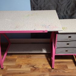Art Desk with Stool