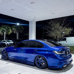 PAIR – Volk Racing TE37 Ultra M-Spec Mag Blue