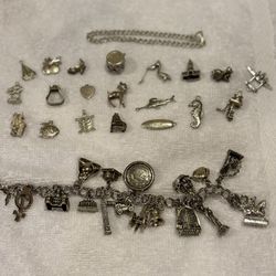 Sterling Charm Lot!
