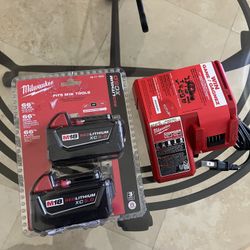Milwaukee Battery And Charger 