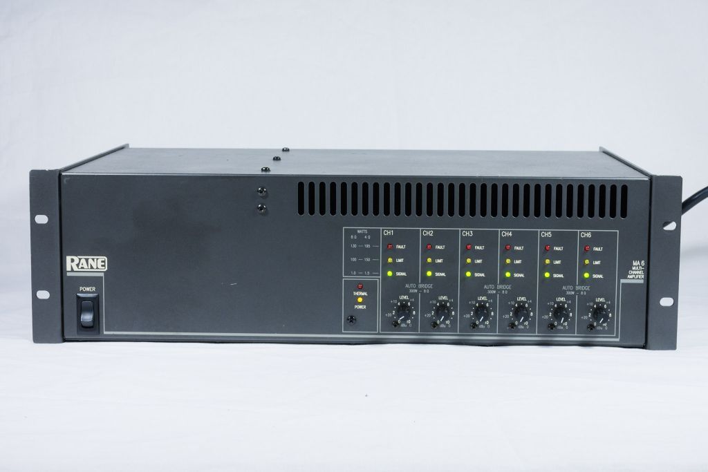 Rane Ma6 6 Channel Amplifier