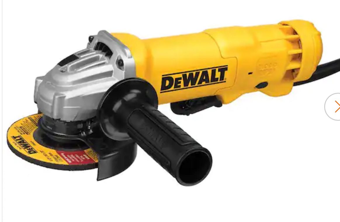 DEWALT 11 Amp Corded 4.5 in. Small Angle Grinder