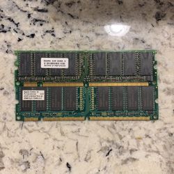 2 X 256MB SDRAM