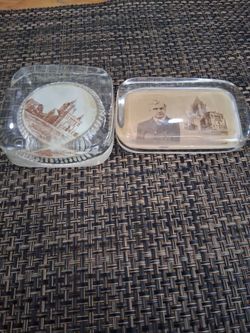 1800 paperweight of Trinity Church of Boston