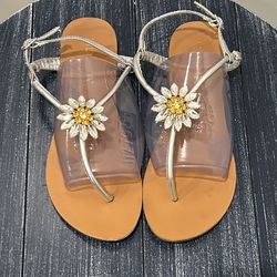 Liliana Jeweled Daisy Sandals