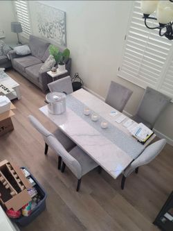 Dining set w/6 chairs