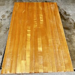 Butcher Block Island Topper 