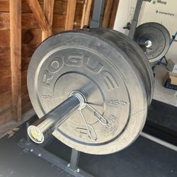 Squat Rack w/weights 
