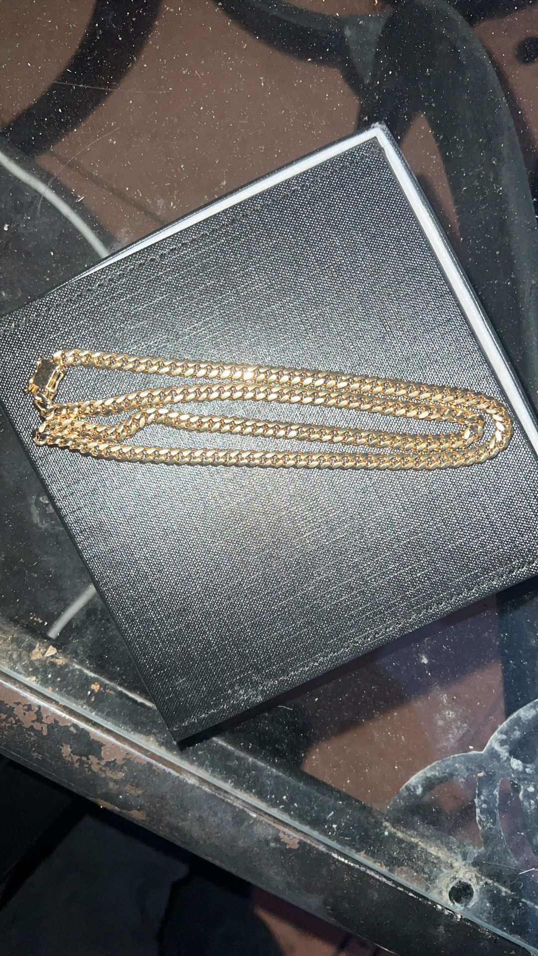 Solid Gold Chain, Cuban ,10k , 6 M ,SOLID About 2 Oz (53gram)