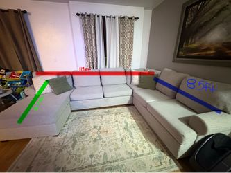 Gray sectional Used