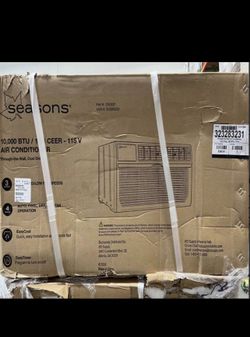 Seasons 10,000 BTU 115-Volt Through the Wall Unit Window Air Conditioner. New! $380 Location: Arlington  Se Habla Español