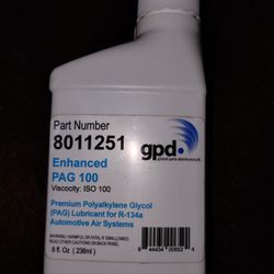 PAG based Mobile A/C Compressor Fluid 