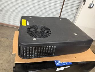 Coleman-Mach 37024-079 Mach 8 Plus RV Rooftop Air Conditioner with Heat Pump 15,000 BTU | Black | Ultra-Low Profile | R-32