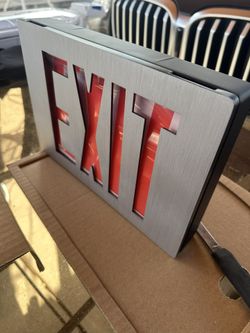 Brand New EXIT sign In The Box Still