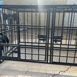 🐶 Heavy Duty 3 Door Dog Crate
