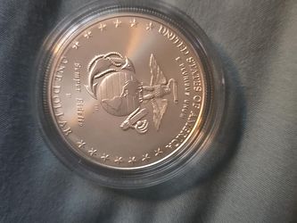 US Marine Corps Commemorative Silver Dollar Coin