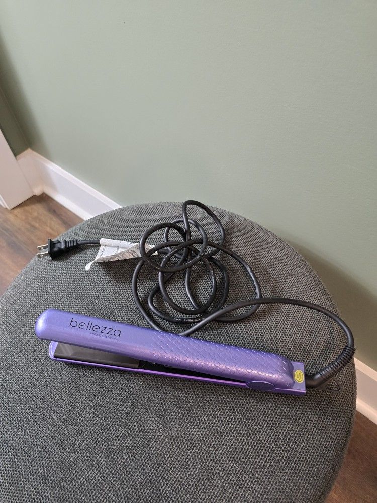 Bellezza Flat Iron Hair Straightener Purple